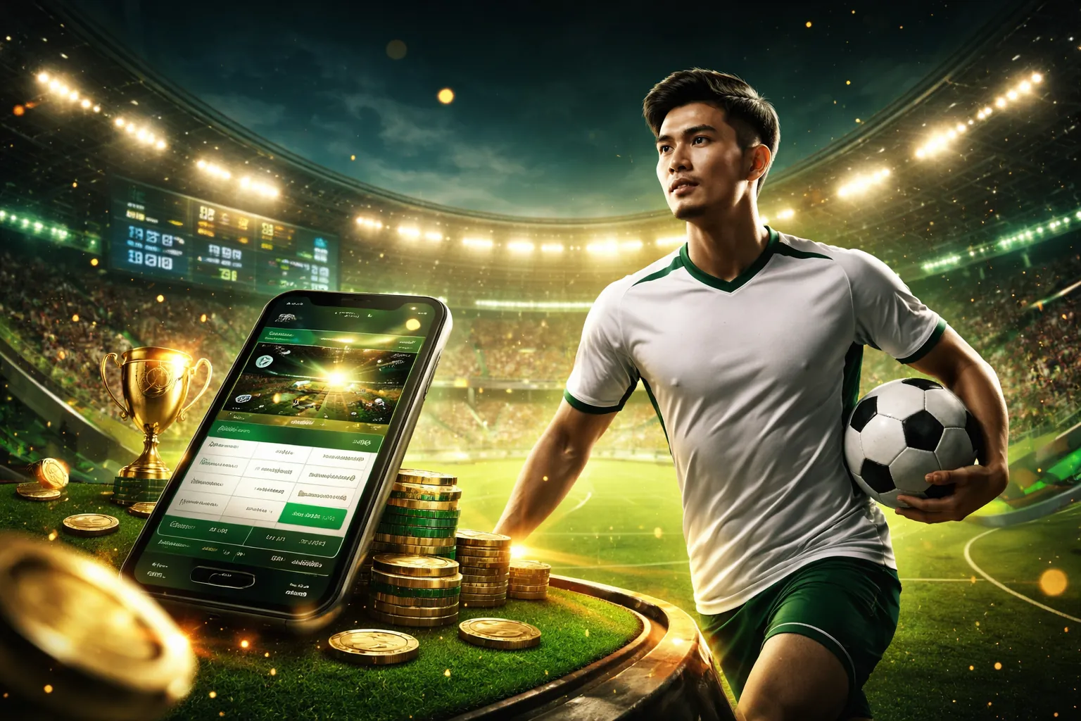 Sân đấu đá gà 32win11 với ánh đèn rực rỡ